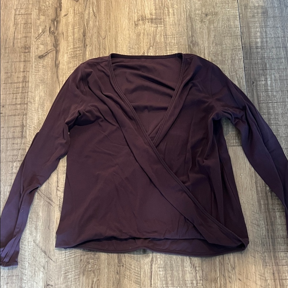 Lululemon Wrap Top - Deep Purple